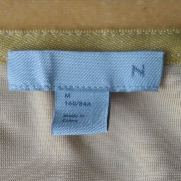 N Yellow Womens Long Sleeve Top Size M 160/84A - Picture 4 of 8